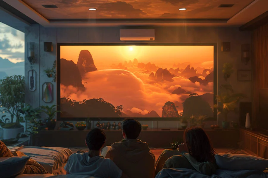 smart tv projector
